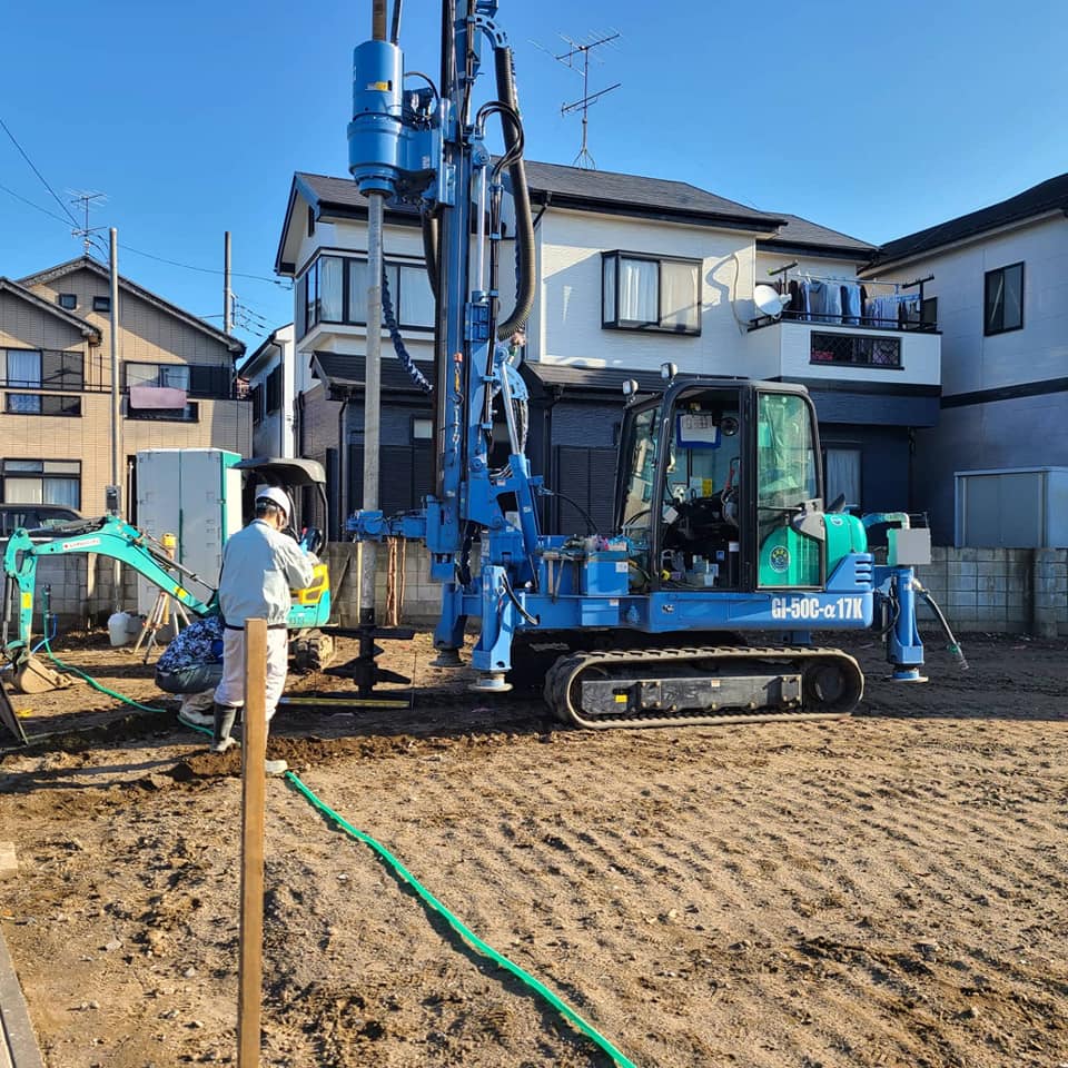 柱状改良が完了